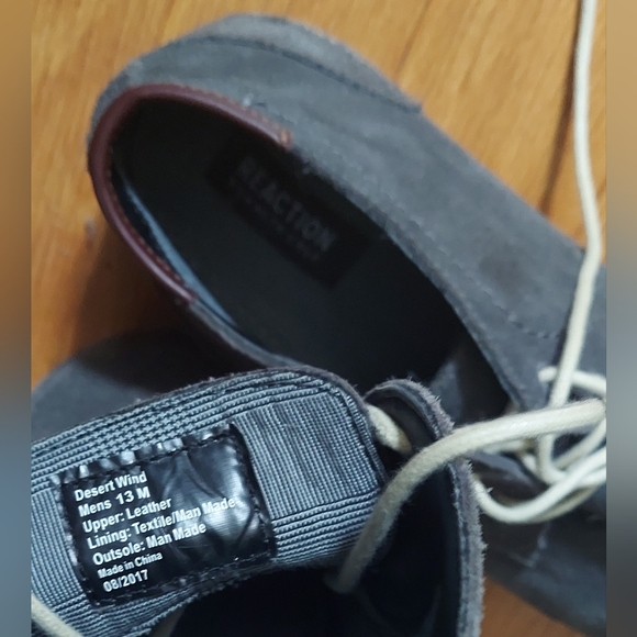 REACTION KENNETH COLE "DESERT WIND" MEN'S GREEN SUEDE CHUKKA BOOTS SIZE 13 M - Picture 8 of 12